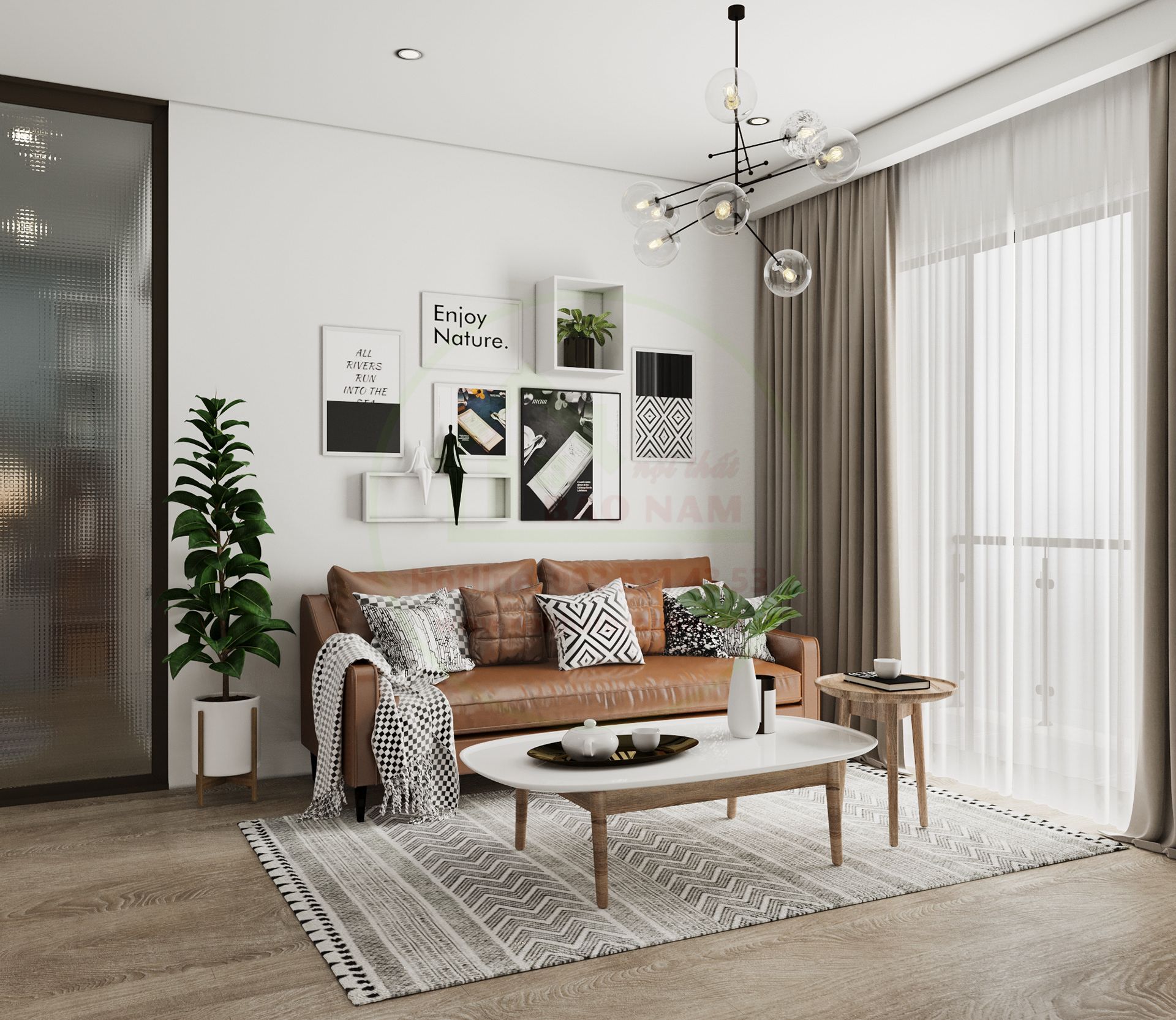 Thiết kế Nội Thất căn hộ Vinhome Grand Park 1PN+