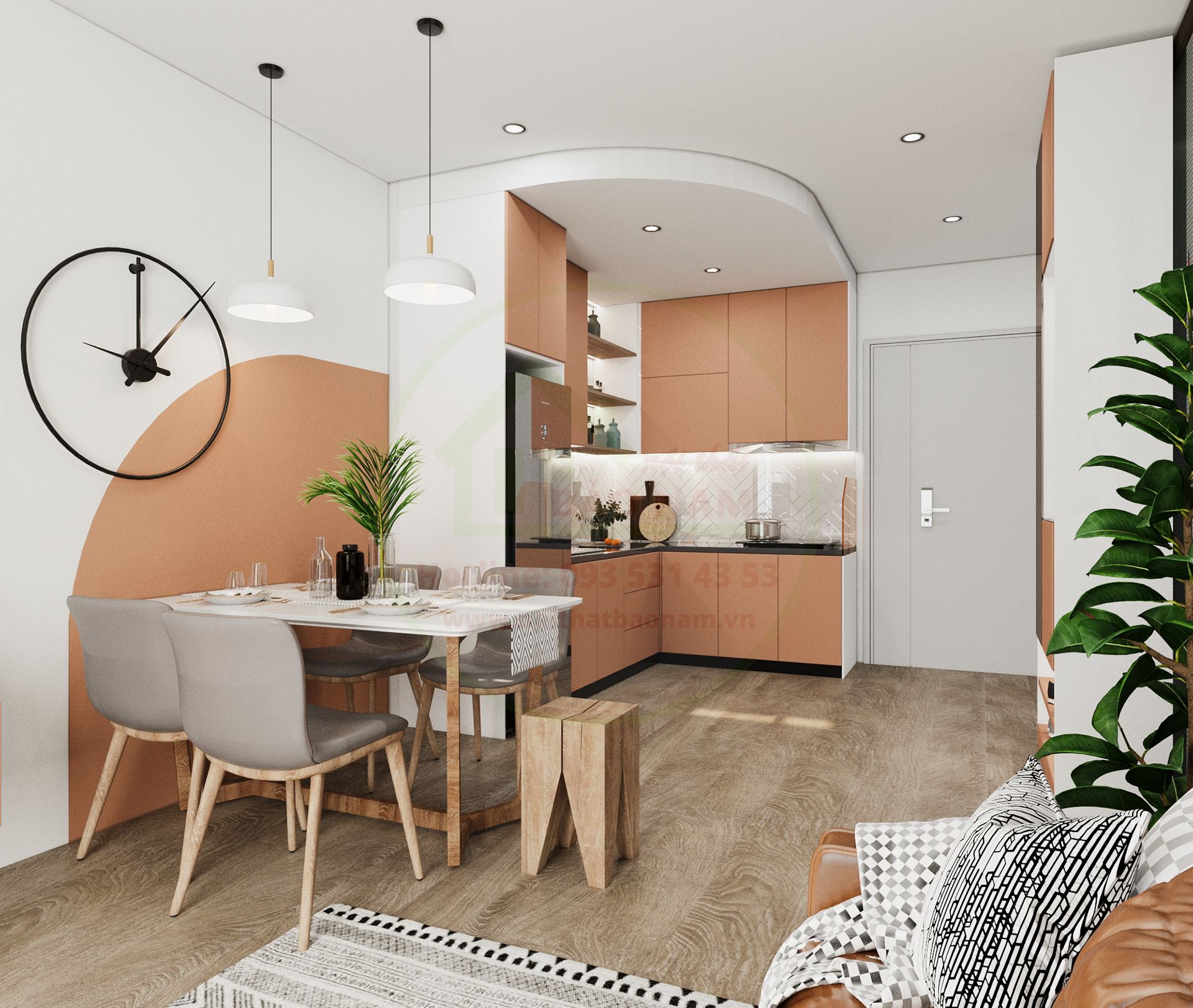 Thiết kế Nội Thất căn hộ Vinhome Grand Park 1PN+