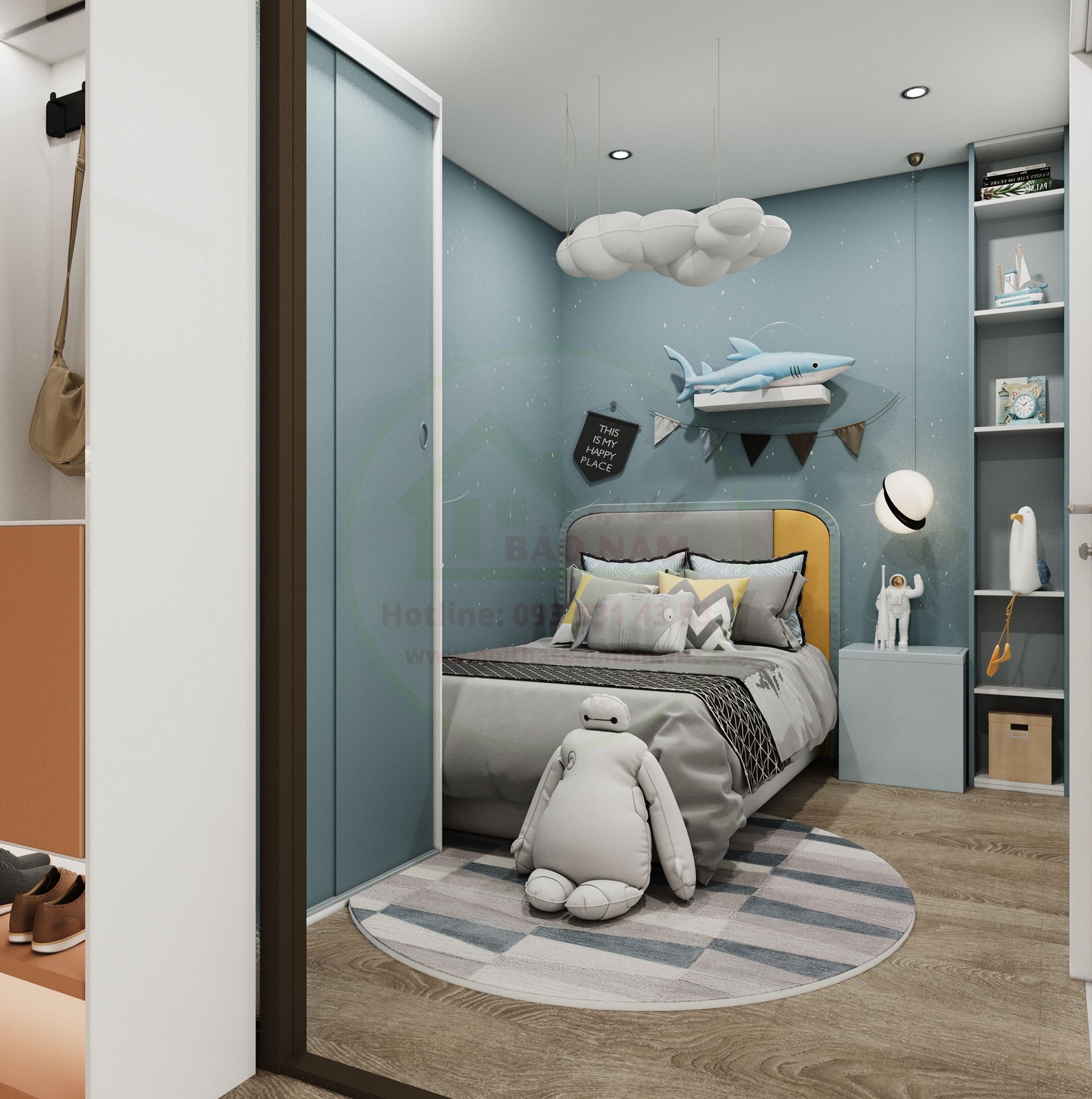 Thiết kế Nội Thất căn hộ Vinhome Grand Park 1PN+