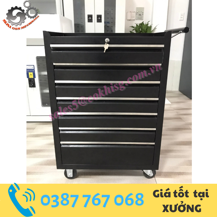 XE ĐẨY DỤNG CỤ ĐỒ NGHỀ 7 NGĂN