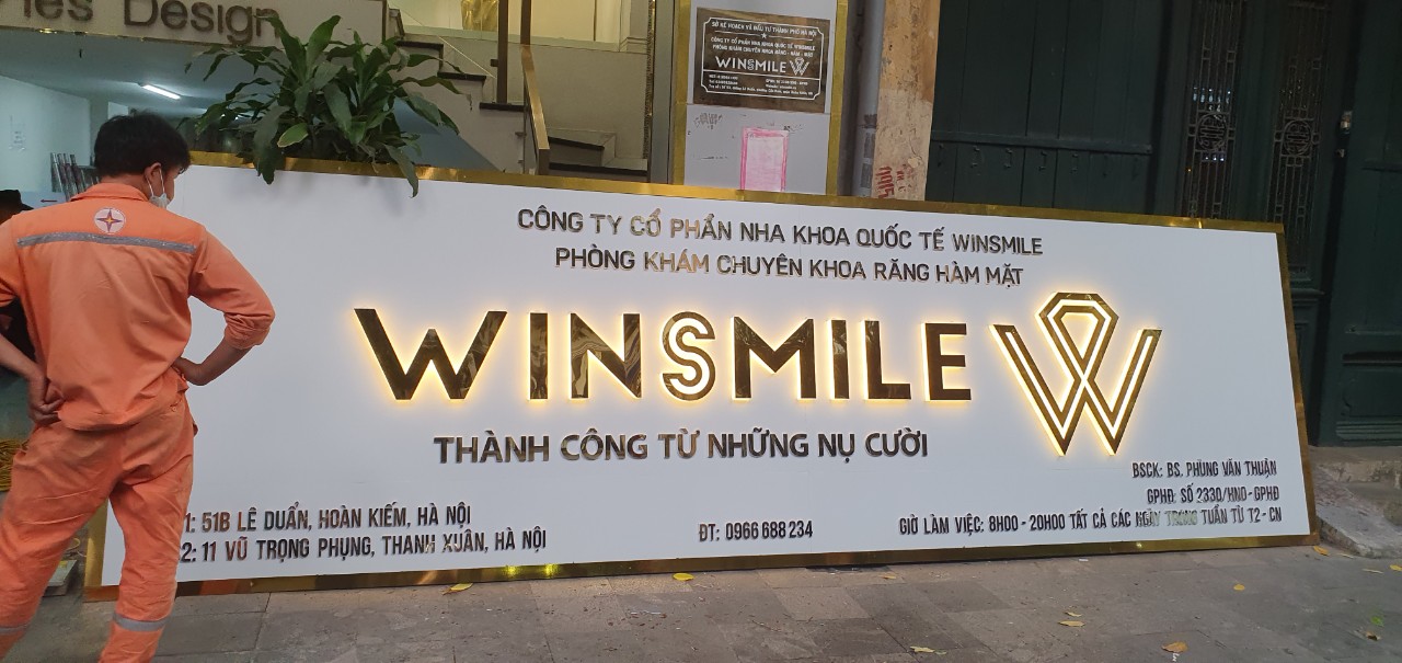 Biển Quảng cáo nội ngoại thất chuyên nghiệp giá rẻ Hà nội