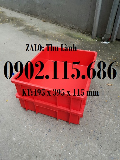 Thùng đặc H115. sóng nhựa bít H115, khay nhựa bít 495x395x115mm