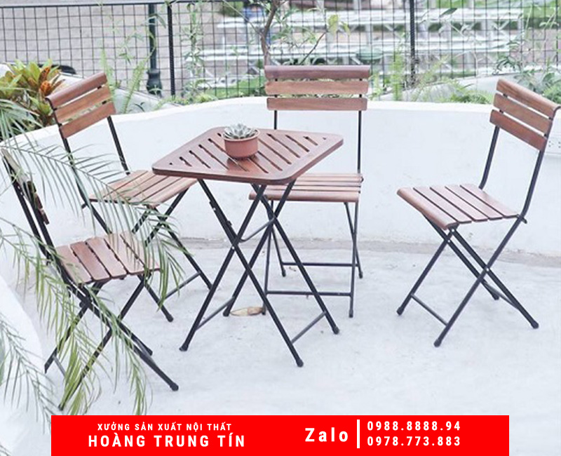 Bàn ghế cafe, xích đu, dù che nắng các loại giá rẻ tại Trà Vinh