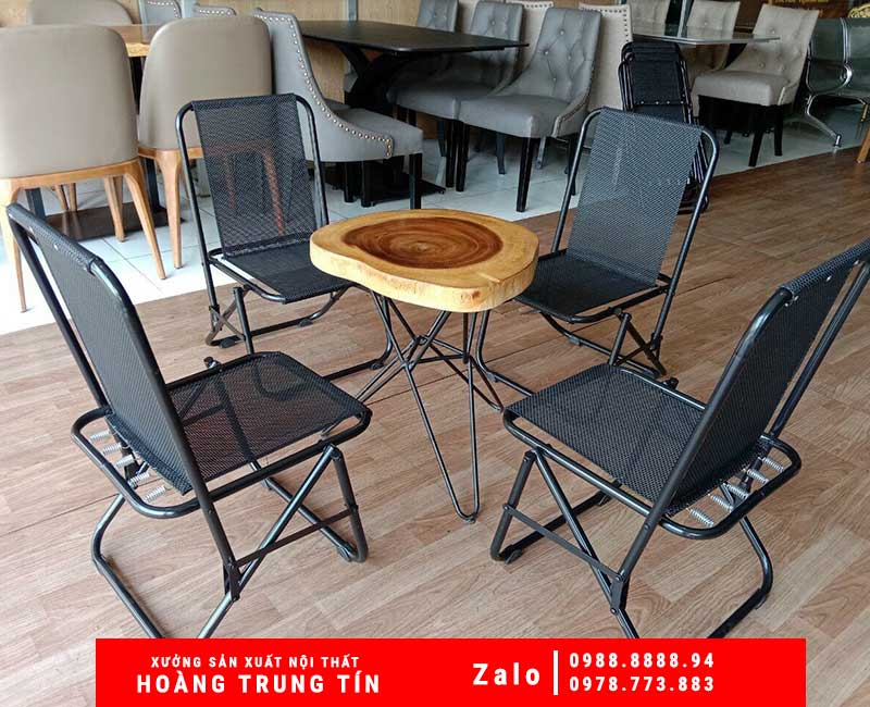 Bàn ghế cafe, xích đu, dù che nắng các loại giá rẻ tại Trà Vinh