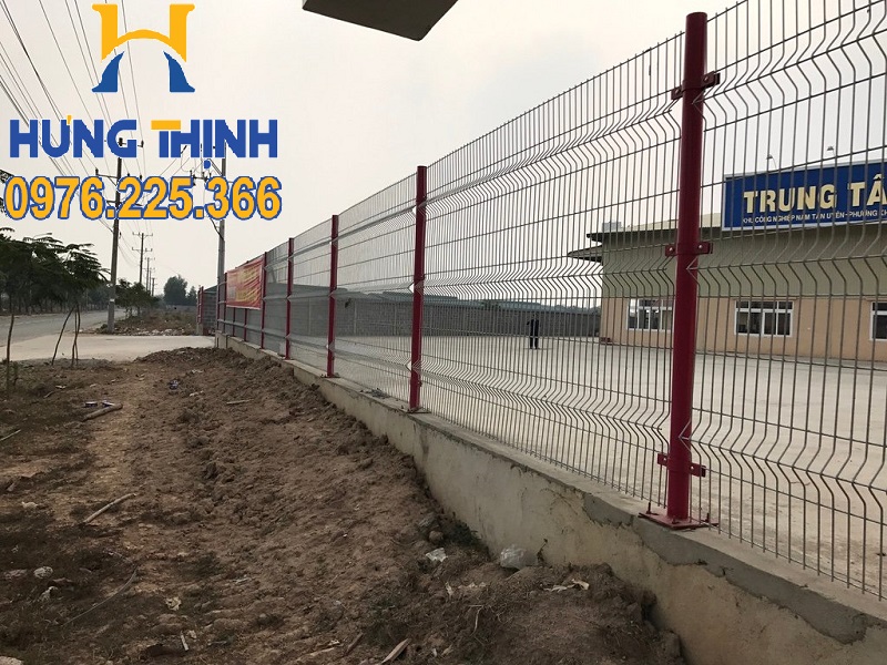 Hàng rào lưới thép hàn mạ kẽm ,hàng rào sơn tĩnh điện theo yêu cầu