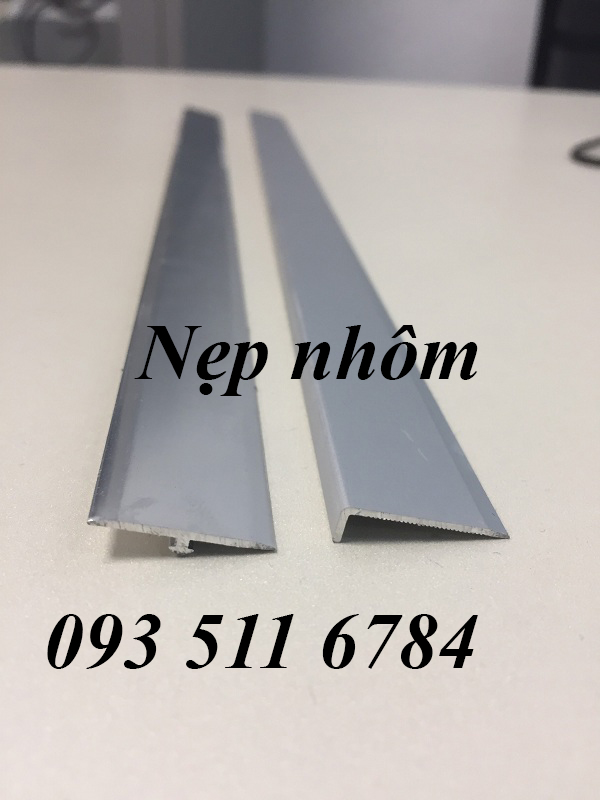Nẹp kết thúc và nối sàn nhựa Nẹp chữ H màu Inox