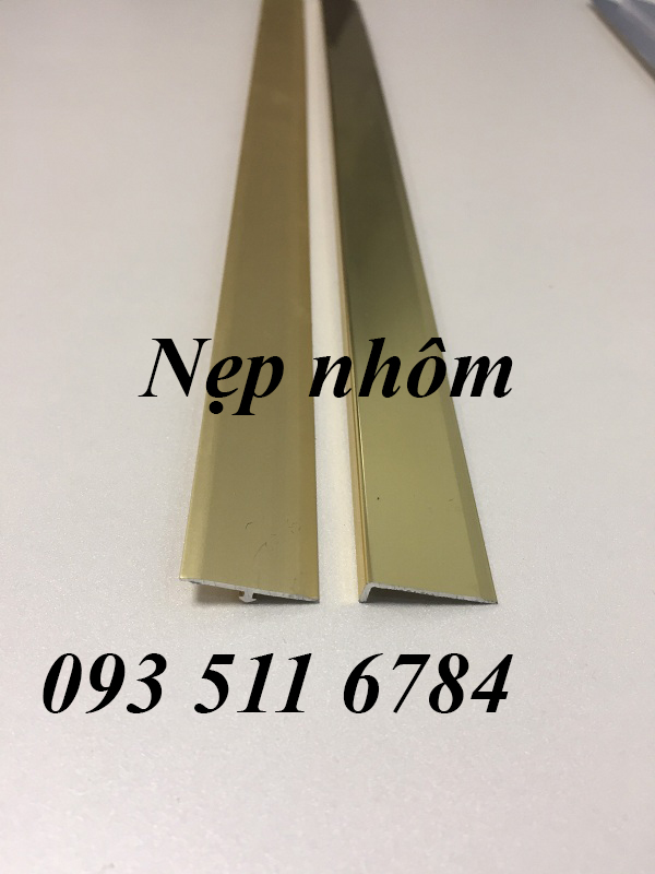 Nẹp kết thúc và nối sàn nhựa Nẹp chữ H màu Inox