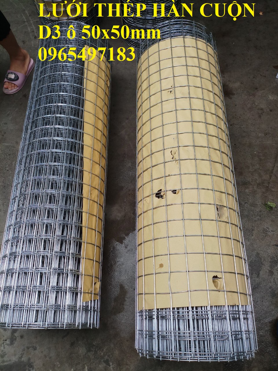 Lưới thép hàn D3 a 50x50 dạng cuộn khổ 1m, 1.2m, 1.5m. Hàng có sẵn