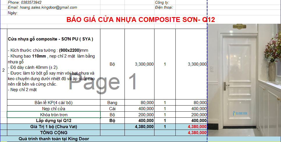 Cửa nhựa Composite tại Quận 12 - Tin tức mới nhất