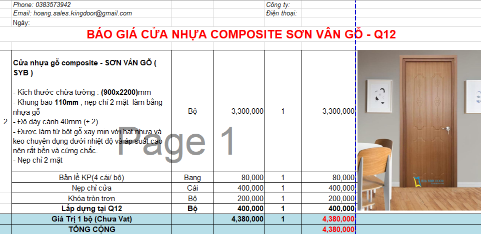 Cửa nhựa Composite tại Quận 12 - Tin tức mới nhất
