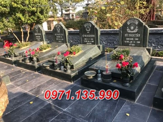 mẫu mộ đá tam cấp để tro cốt đẹp bán tại bình phước - mộ đơn giản