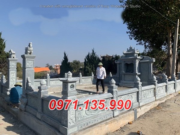 Mẫu lăng mộ đá để tro cổt đẹp bán tại Sài Gòn - nghĩa trang gia đình