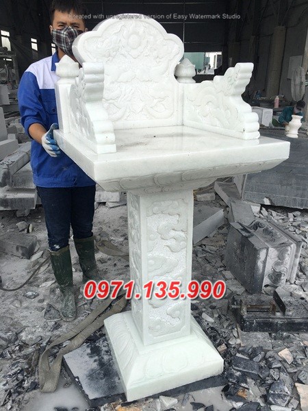 Mẫu miếu thờ ngoài trời bằng đá đẹp bán tại đà nẵng - bàn thờ thiên