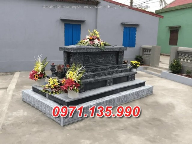 Mẫu mộ đá để tro cốt đẹp bán tại bình thuận - nhà mồ bằng đá