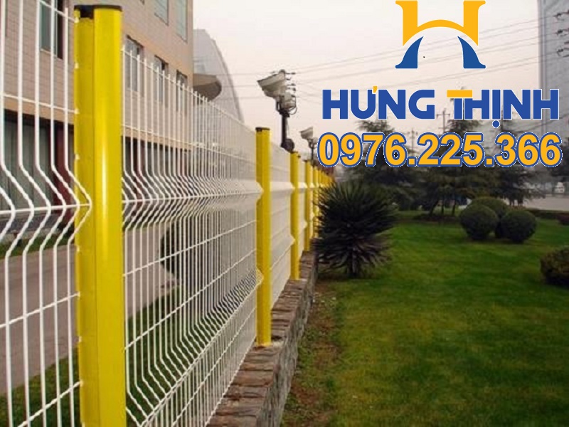 Mẫu hàng rào lưới thép mạ kẽm ,hàng rào sơn tĩnh điện mới nhất