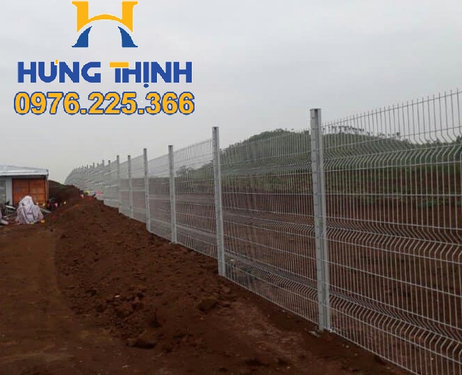 Mẫu hàng rào lưới thép mạ kẽm ,hàng rào sơn tĩnh điện mới nhất
