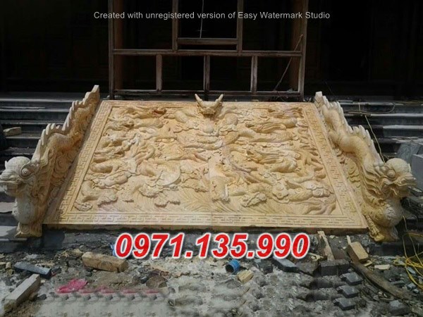 Mẫu rồng đá chiếu rồng nhà thờ từ đường đẹp bán tại kiên giang long an