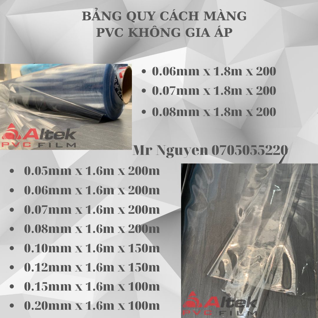 Nhà nhập khẩu màng nhựa PVC dẻo Thành Phố Hồ Chí Minh