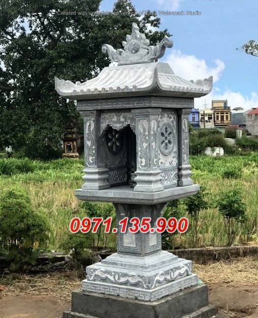 Mẫu cây hương đá thờ thần linh thần tài đẹp bán tại hoà bình vĩnh phúc