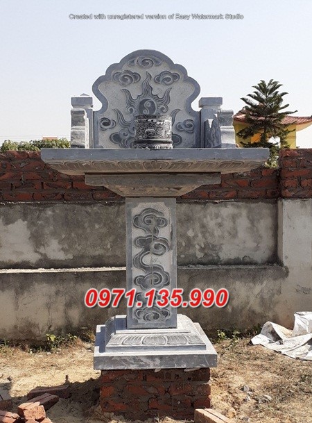 Mẫu cây hương đá thờ thần linh thần tài đẹp bán tại hoà bình vĩnh phúc