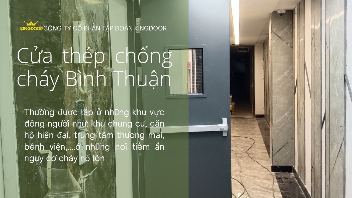 Cửa thép chống cháy tại Bình Thuận, giá cửa thép