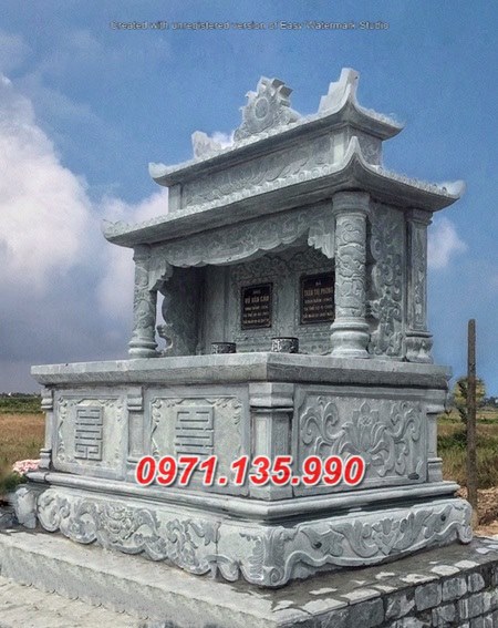 Mẫu mộ đá đẹp bán tại lạng sơn - mộ có mái không mái bán quảng nam