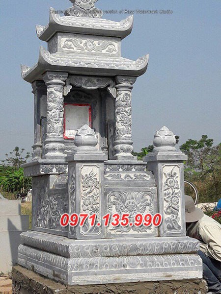 Mẫu mộ đá đẹp bán tại lạng sơn - mộ có mái không mái bán quảng nam