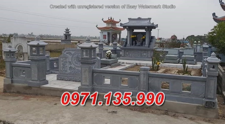 Mẫu lăng mộ bằng đá đẹp dòng họ gia tộc bán tại bình thuận