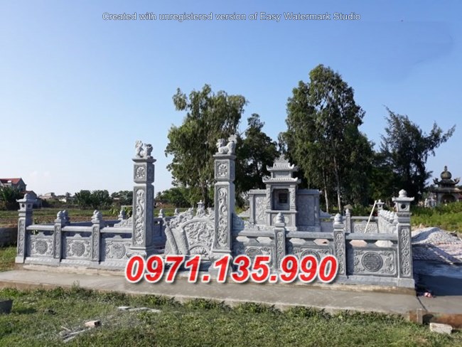 Mẫu lăng mộ bằng đá đẹp dòng họ gia tộc bán tại bình thuận