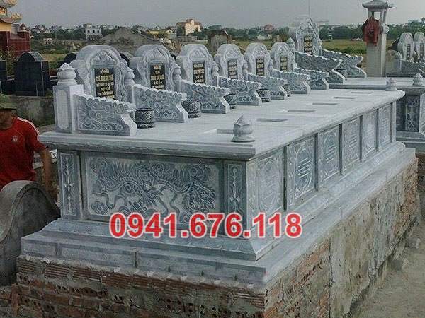 Mẫu mộ đá đôi để tro cốt đẹp bán tại hà nội hải phòng lai châu