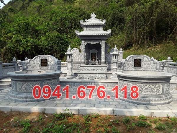 Mẫu mộ đá tròn lục lăng đẹp bán tại thanh hoá nghệ an hà tĩnh