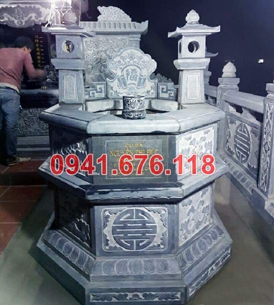 Mẫu mộ đá tròn lục lăng đẹp bán tại lào cai yên bái hà giang