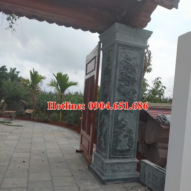 Cột đá đẹp chi biệt thự nhà phố - Mẫu cột đá lan can, cột cổng