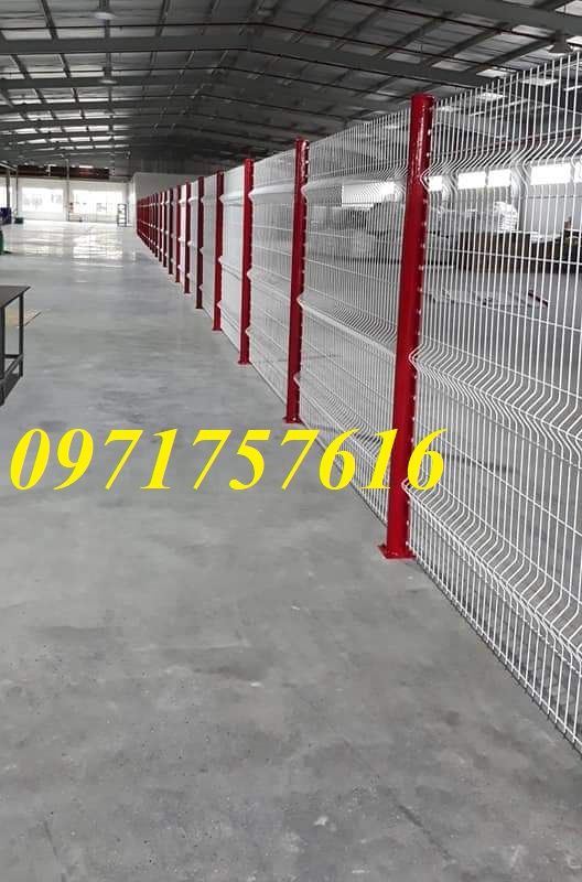 Hàng rào ngăn kho.vách lưới ngăn kho,hàng rào lưới thép