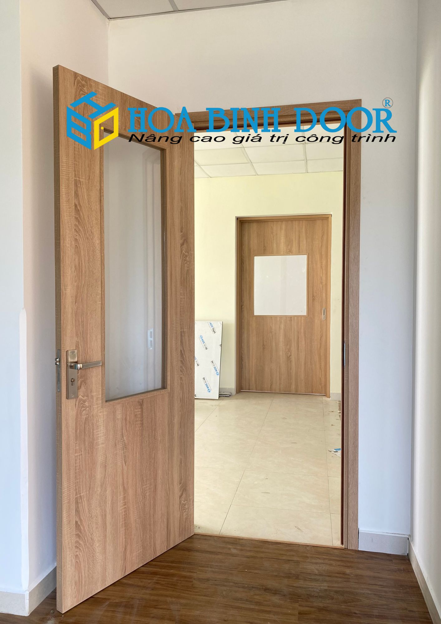 Báo giá cửa gỗ mdf melamine mới nhất 2023  Cửa gỗ phòng ngủ giá rẻ