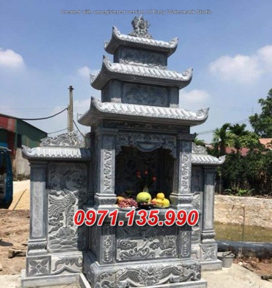 Mẫu lăng mộ đá đẹp bán tại bến tre cà mau cần thơ am miếu