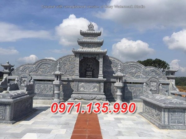 Mẫu lăng mộ đá đẹp bán tại bến tre cà mau cần thơ am miếu