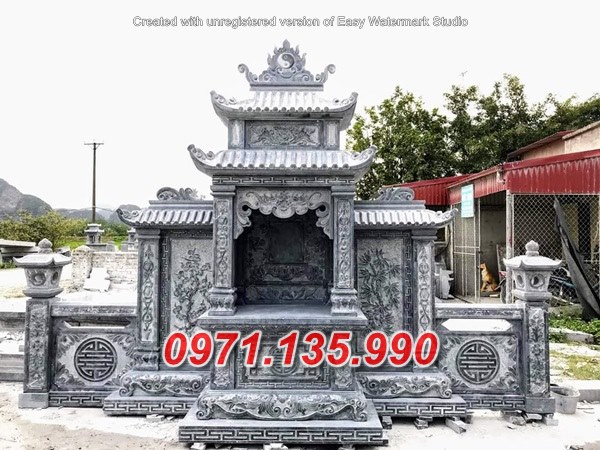 Mẫu lăng mộ đá đẹp bán tại bến tre cà mau cần thơ am miếu