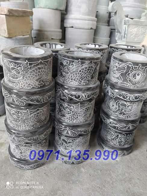 Mẫu bộ bát lư hương đá đẹp bán tại bắc giang bắc ninh lạng sơn