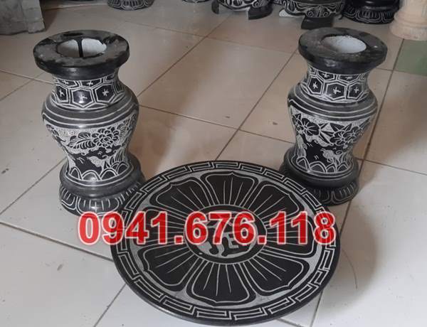 Mẫu bộ bát lư hương đá đẹp bán tại bắc giang bắc ninh lạng sơn