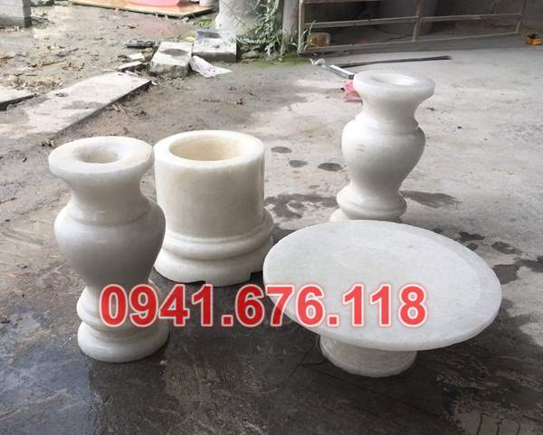 Mẫu bộ bát lư hương đá đẹp bán tại hà nam hoà bình vĩnh phúc