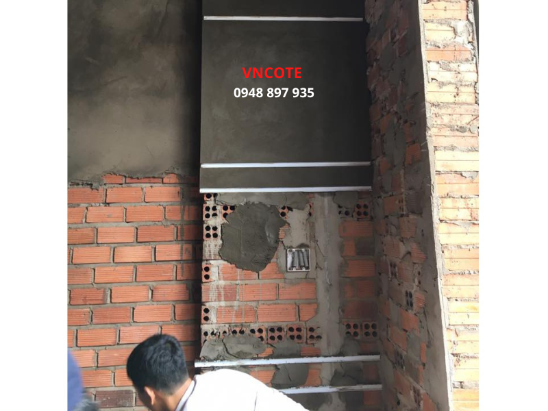 Nẹp nhựa chỉ âm tường GL-20,  L=2m/thanh