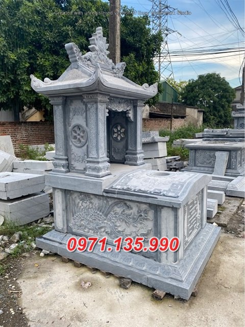 mẫu lăng mộ đá có mái và không mái đẹp bán tại tiền giang vũng tàu