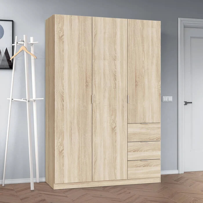 Tủ áo 3 cánh đẹp - Đóng tủ áo giá rẻ tphcm