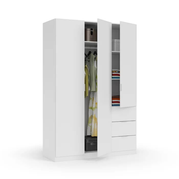 Tủ áo 3 cánh đẹp - Đóng tủ áo giá rẻ tphcm