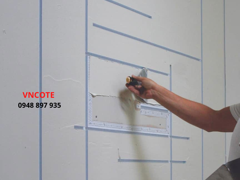 Nẹp nhựa ron thạch cao JTC-12 màu trắng