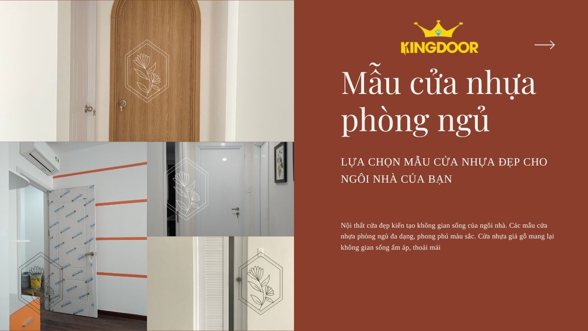 Mẫu cửa nhựa phòng ngủ được ưa chuộng, uy tín chất lượng