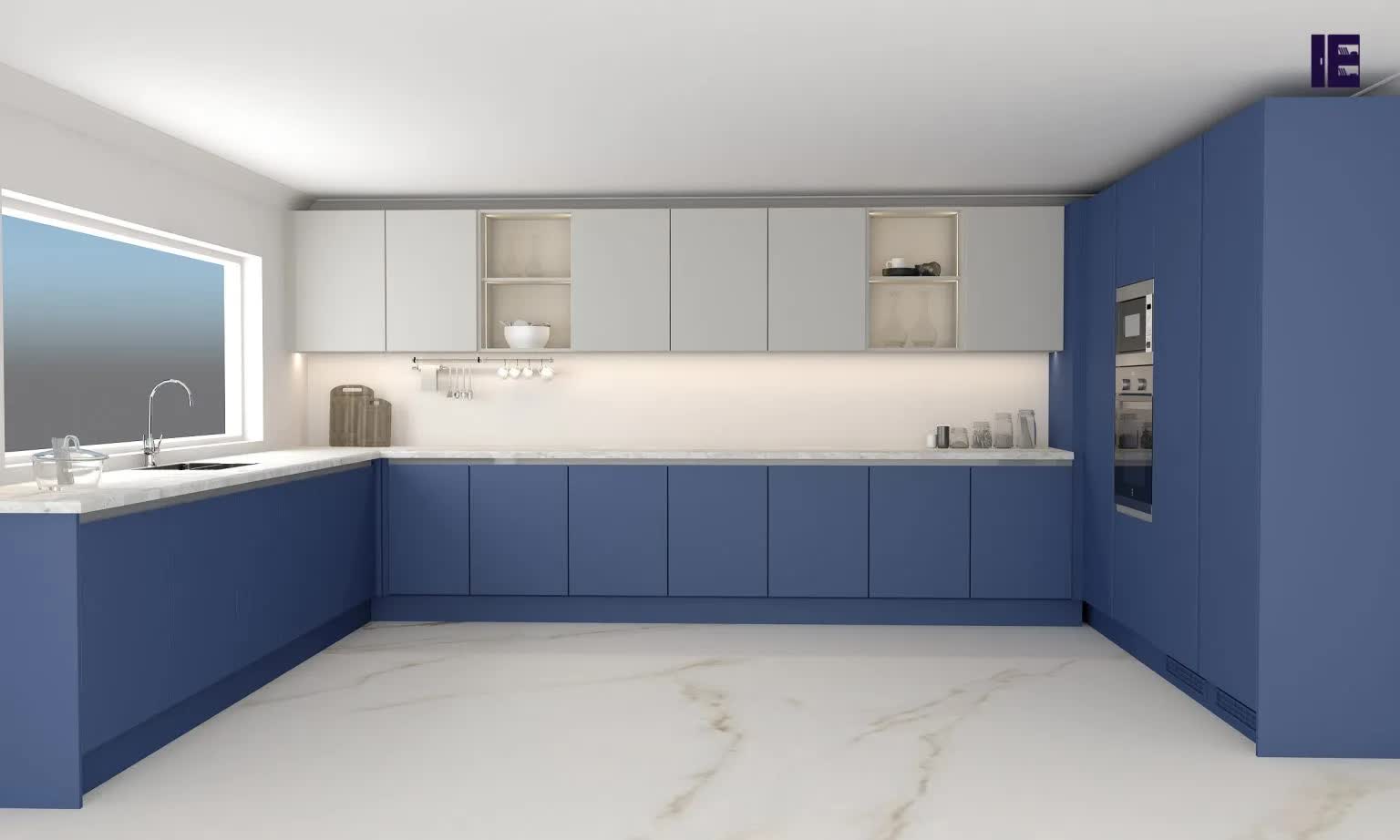 Tủ Bếp An Cường Đẹp Giá Rẻ - Thi Công Tủ Bếp Giá Rẻ Tại Xưởng