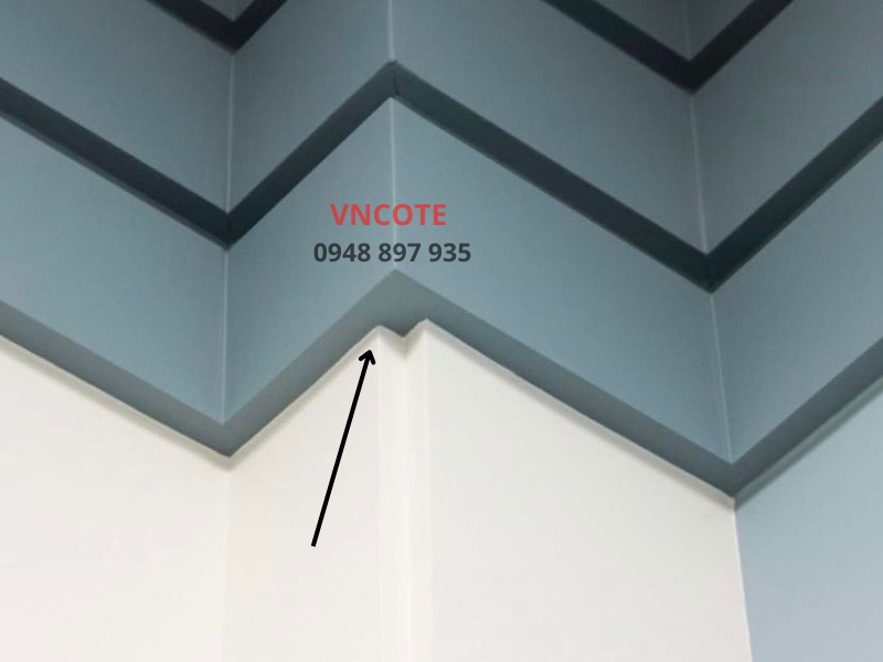 Nẹp W-09 tạo viền chỉ thạch cao , L=2.2m/thanh