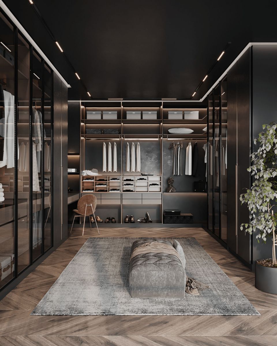 Tủ áo cửa kính hiện đại đẹp - Báo giá tủ áo cánh kính